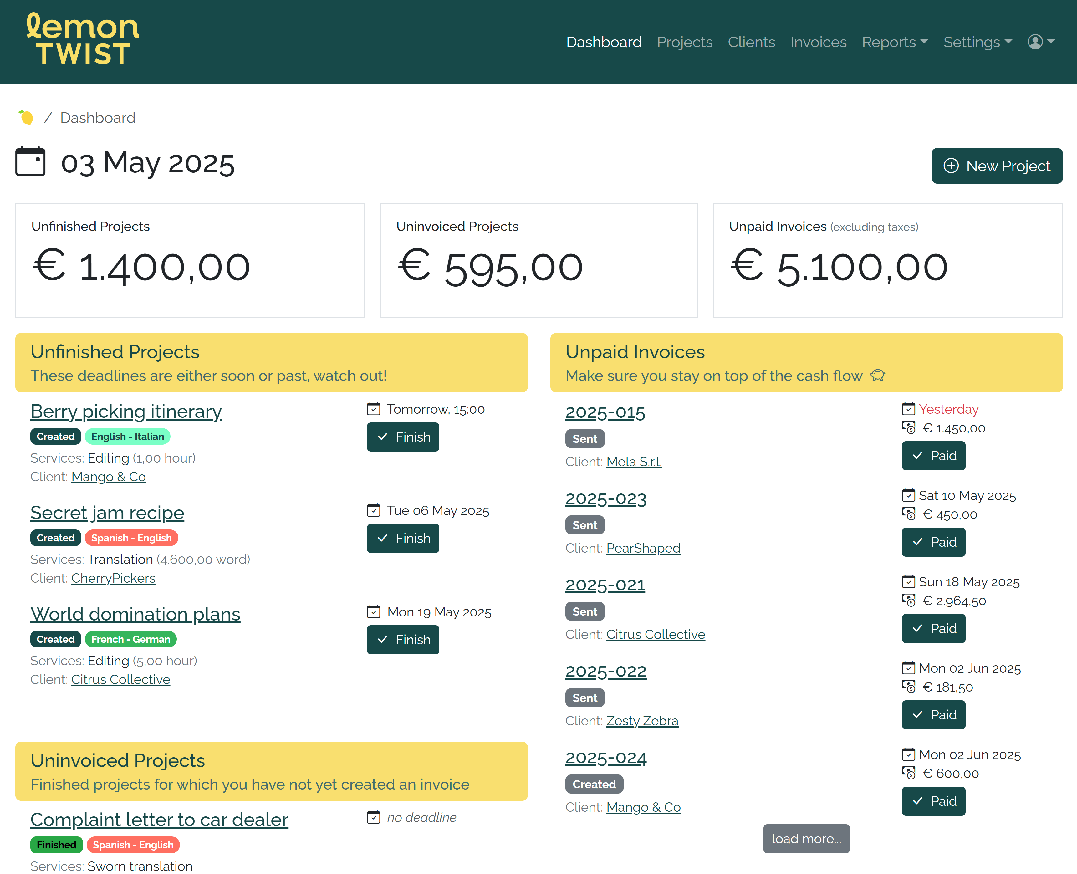 App screenshot